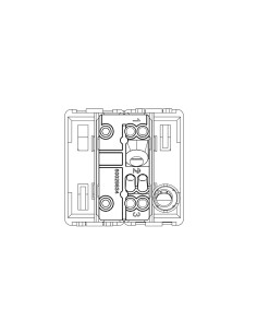Intrerupator Cap Cruce Alb 2 Module Gw20580