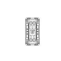 Priza Italia 16A 2P+E Neagra 1 Modul Gw21203 2