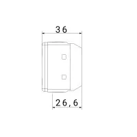 Priza TV Neagra 1 Modul Gw21228 3
