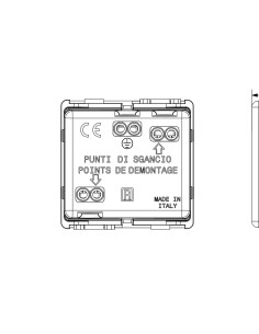 Priza Standard 2P+E Neagra 2 Module Gw21265