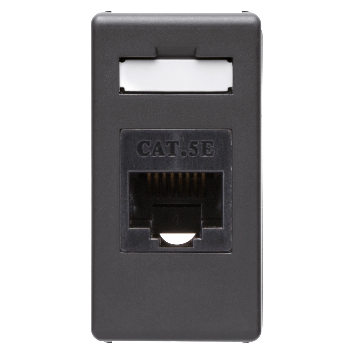 Priza Utp Rj45 Cat 5e Neagra 1 Modul Gw21271