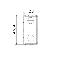 Intrerupator Cap Cruce Negru 1 Modul Gw21579 4