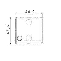 Intrerupator Cap Scara Negru 2 Module Gw21589 4