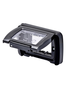 Rama Etansare IP55 Neagra System 4 Module Gw22462