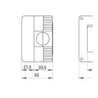 Rama Aplicata Pe Tencuiala 3 Module Gw27003 3