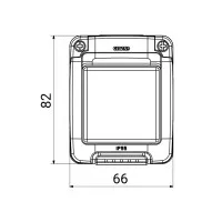 Rama Aplicata Pe Tencuiala IP55 1 Modul Gw27041 2