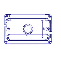 Rama Aplicata Pe Tencuiala IP55 4 Module Gw27044 2