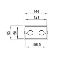 Doza Aparat 4 Module Montaj ST Gw24404 3