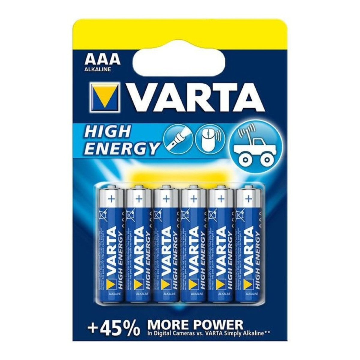 Baterie Varta Alcalina R3/AAA - 6 Bucati