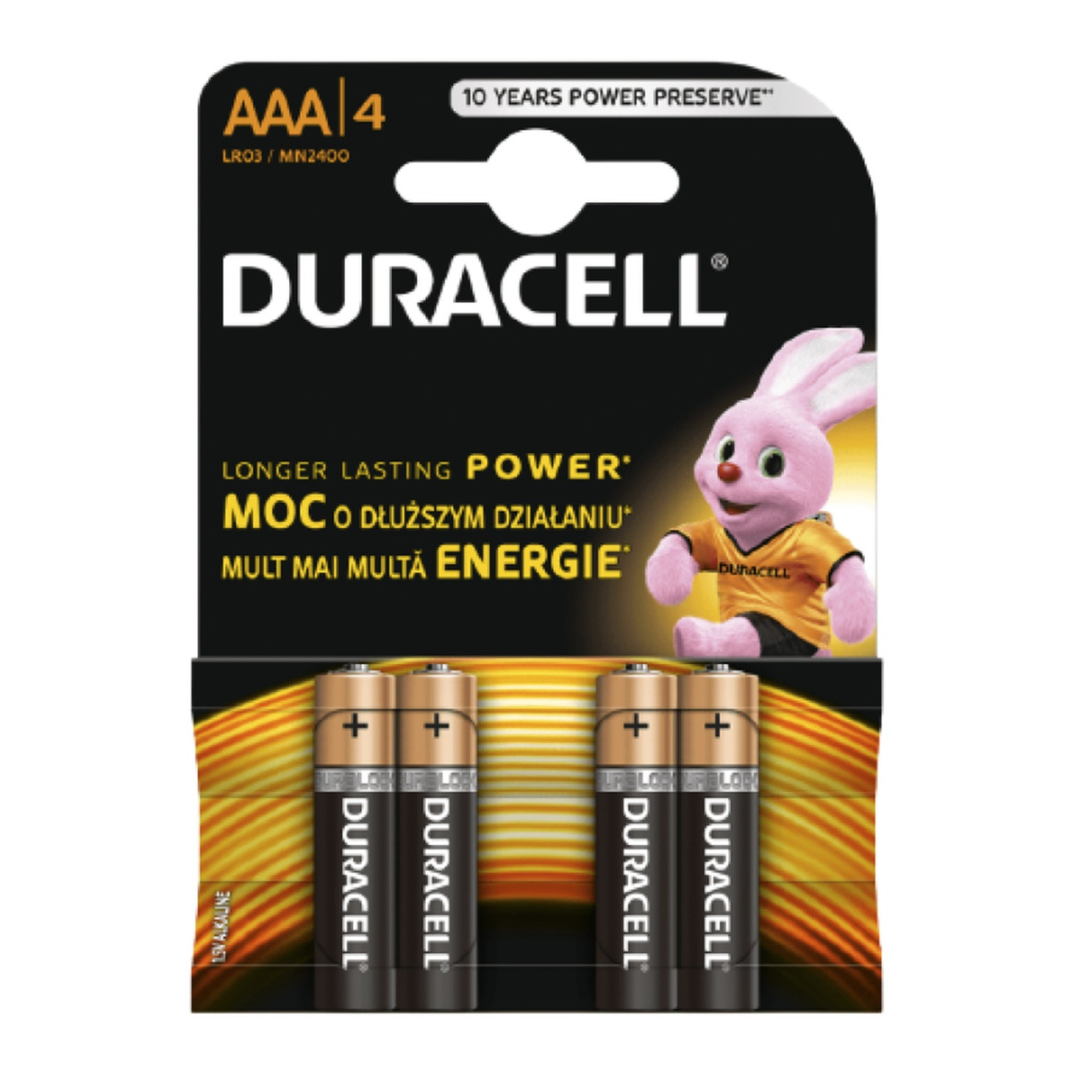 Baterie Duracell Alcalina R3/AAA - 4 Bucati