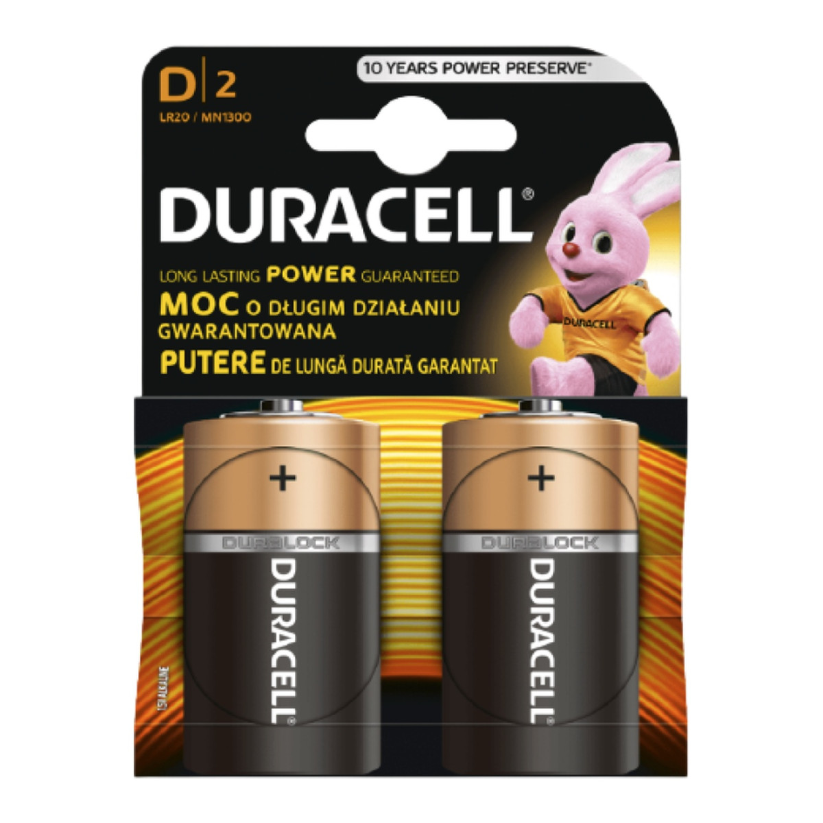 Baterie Duracell Alcalina R20 - 2 Bucati