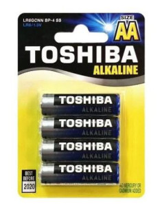 Baterie Toshiba Alcalina R6/AA - 4 Bucati