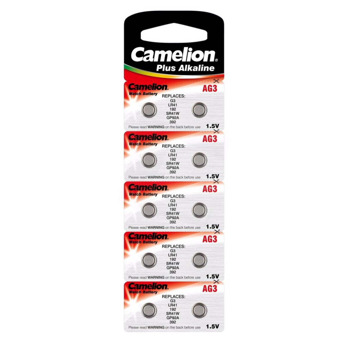 Baterie Camelion Alcalina AG3 - 10 Bucati