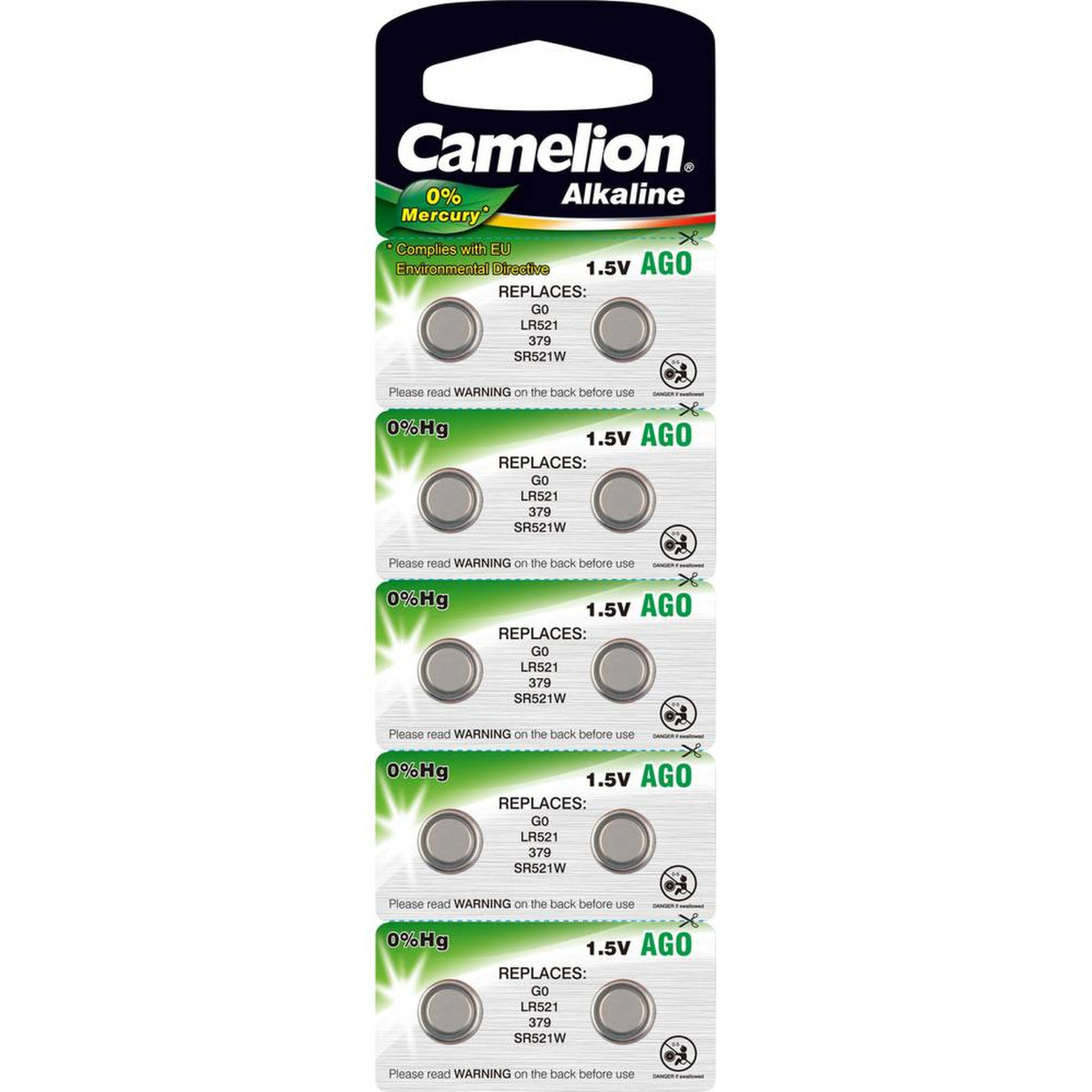 Baterie Camelion Alcalina AG0/LR63 - 10 Bucati