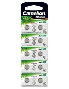 Baterie Camelion Alcalina AG10/LR1130 - 10 Bucati