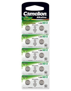 Baterie Camelion Alcalina AG12/LR43 - 10 Bucati