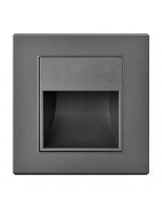 Spot LED Perete 1W Gri 3000K Lumina Calda