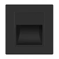 Spot LED Perete 1W Negru 3000K Lumina Calda
