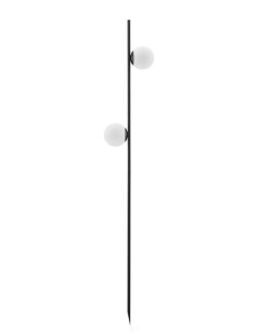 Stalp Gradina 2*G4 Negru 4W 3000K