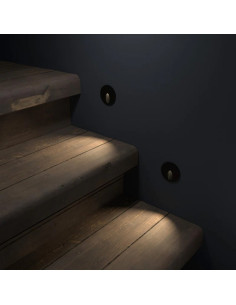 Spot LED Scara Negru 3W 3000K IP65
