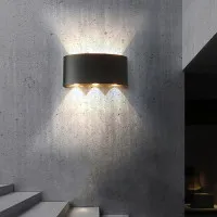 Aplica LED 6W Perete Lumaro 3000K Neagra 3