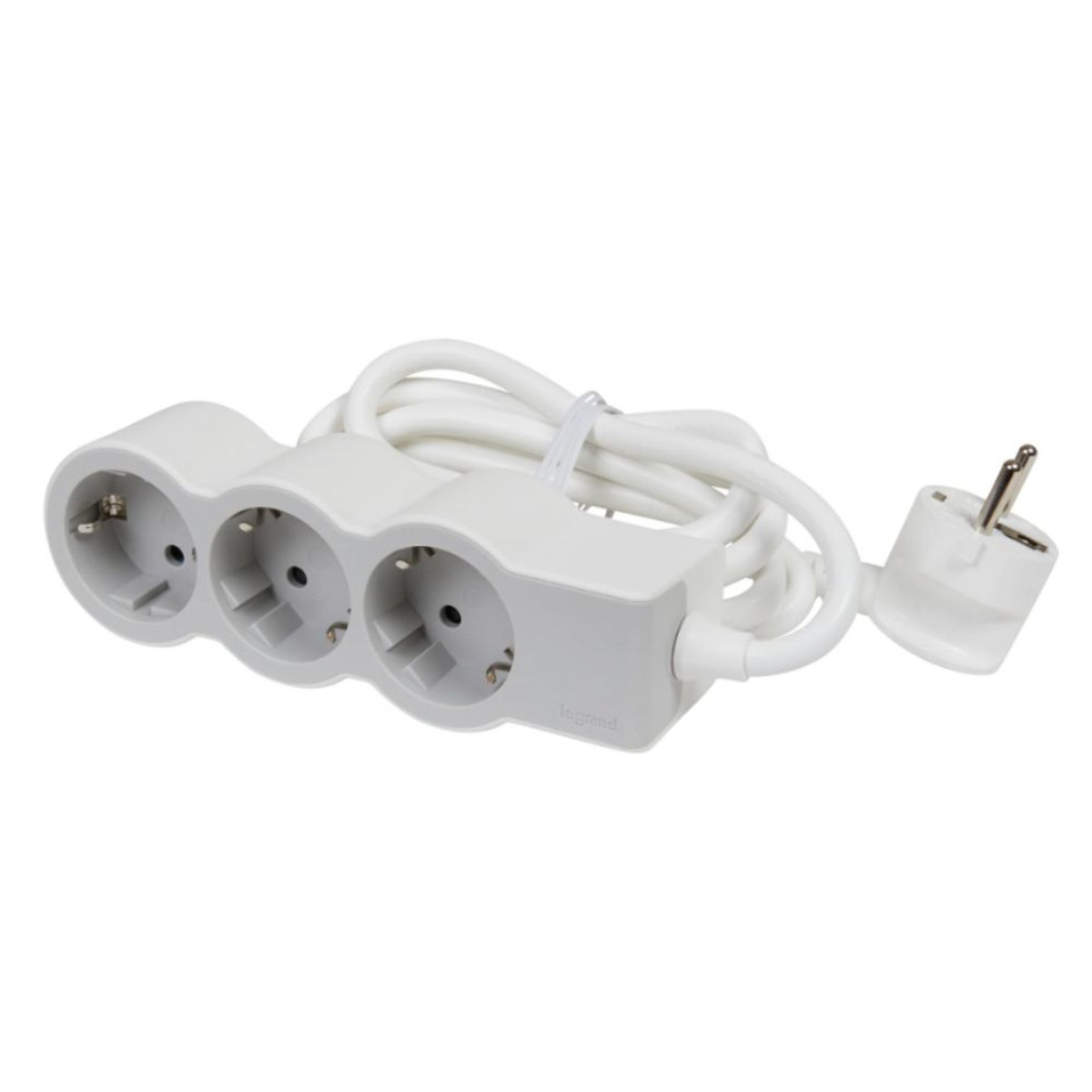Prelungitor Sandard 3x2P+T 1.5 Metri Alb-Gri Legrand