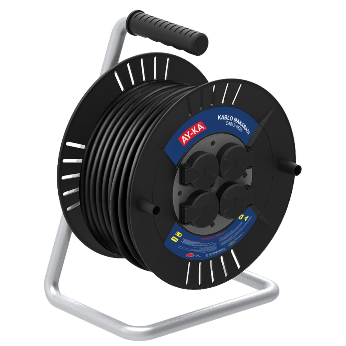 Prelungitor Cu Derulator (Ruleta) 3x1.5mm Ay-Ka - 30M