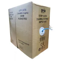 Cablu Utp Cupru Albastru Cat 6 24awg (305m) 2