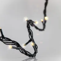 Ghirlanda 300 LED Flash, 4 Conectori pana la 3 Seturi, Fir Verde, Alb Cald, 10cm, Cablu 3m, IP44 2