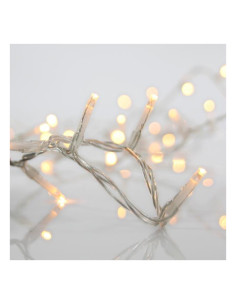 Turture 180 LED, Fir Transparent, Alb Cald, (H52 x L585cm, 7/2/6/3), Cablu 3m, IP44