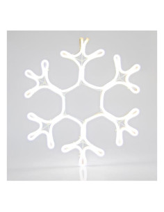 Fulg Zapada 3M Neon LED, 2 Cai, Alb Rece, 38x35cm, IP44