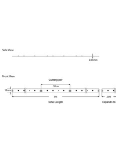 Banda LED SMD 5M 16W 24V RGBWW 3000K IP20 PRO