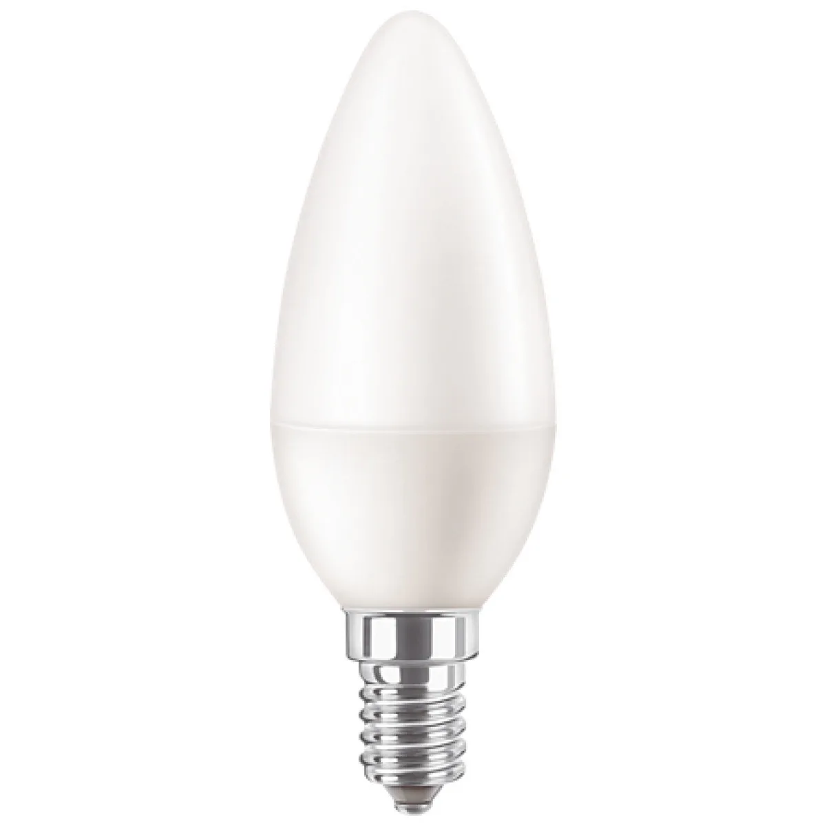 Bec LED lumânare B38 7-60W E14 840 Philips